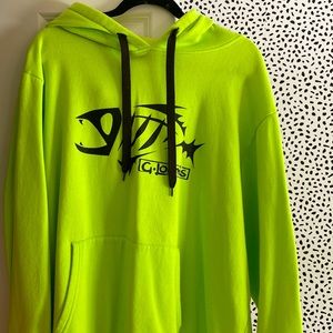 XL G.Loomis Neon Green Hoodie